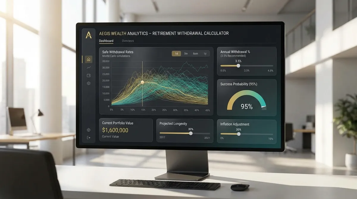 Retirement Withdrawal Calculator Interface